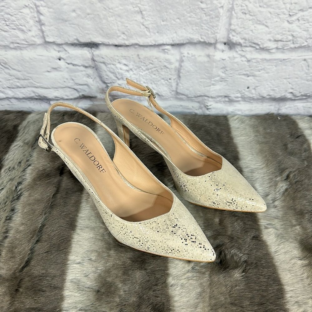 C. Waldorf Golden heels! Very chic and classy!